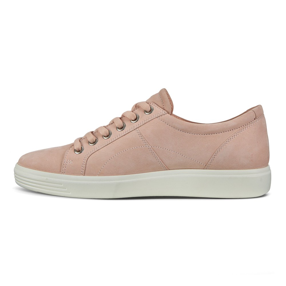 ECCO Womens Sneakers Pink - Soft Classic - XHT-689512